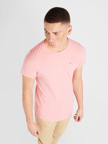 T-Shirt 'Jaspe' Tommy Jeans en rose