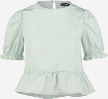Missguided Petite Blouse 'PEPLUM' in Green: front