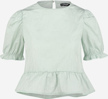 Chemisier 'PEPLUM' Missguided Petite en vert : devant