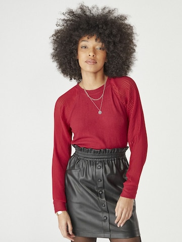 NAF NAF Shirt 'Annia' in Red: front