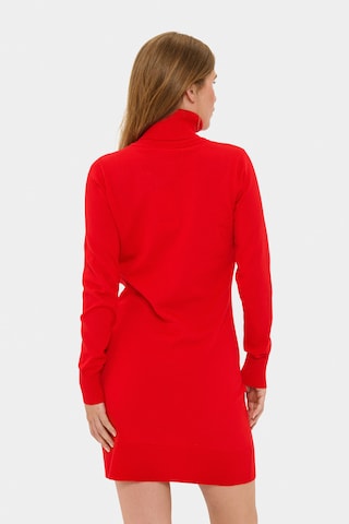 SAINT TROPEZ Gebreide jurk 'MilaSZ' in Rood