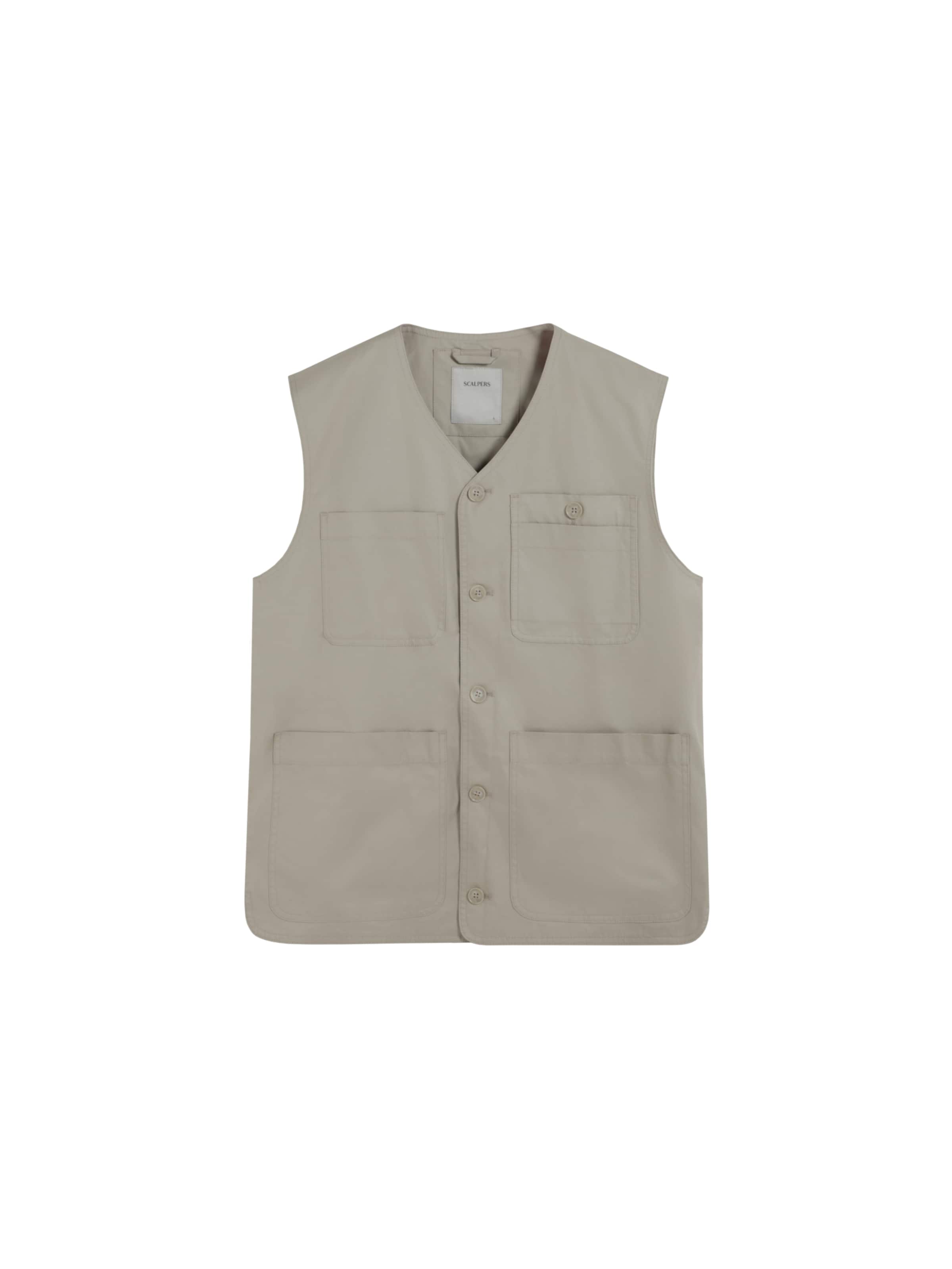 Scalpers Tussenjas ' ' in Beige: voorkant