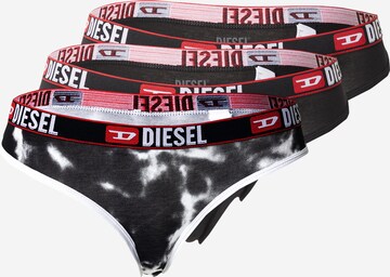 DIESEL String 'STARSY' in Zwart: voorkant