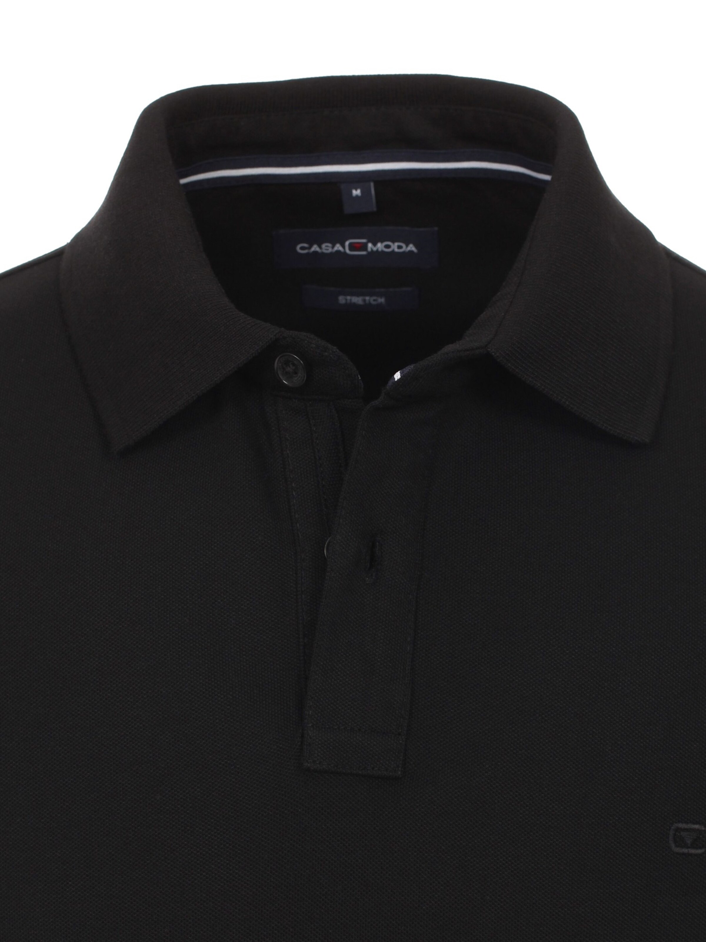 CASAMODA Poloshirt in Schwarz