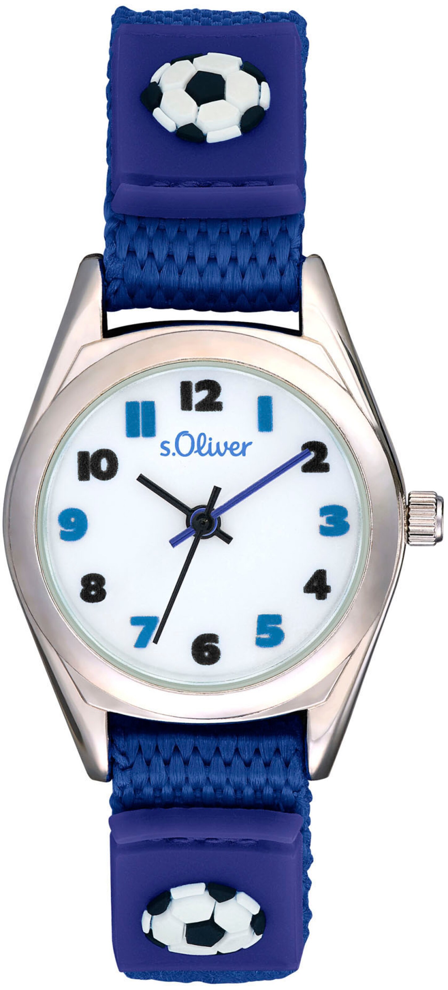 s.Oliver Analog Watch in Blue: front