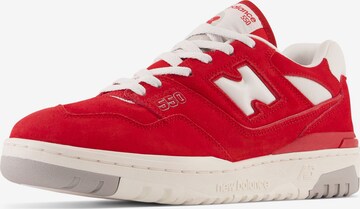 Baskets basses new balance en rouge : devant