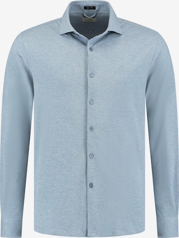 Coupe regular Chemise 'The Kirk' Dstrezzed en bleu : devant
