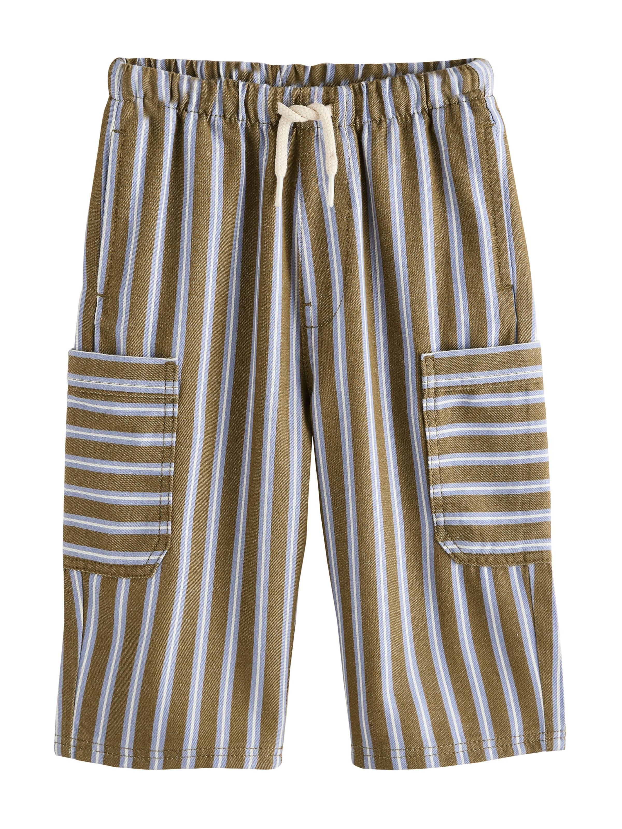 Next Loosefit Broek in Groen: voorkant