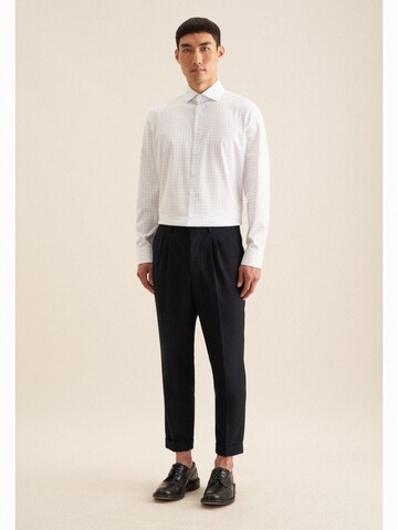 SEIDENSTICKER Slim Fit Hemd in Blau