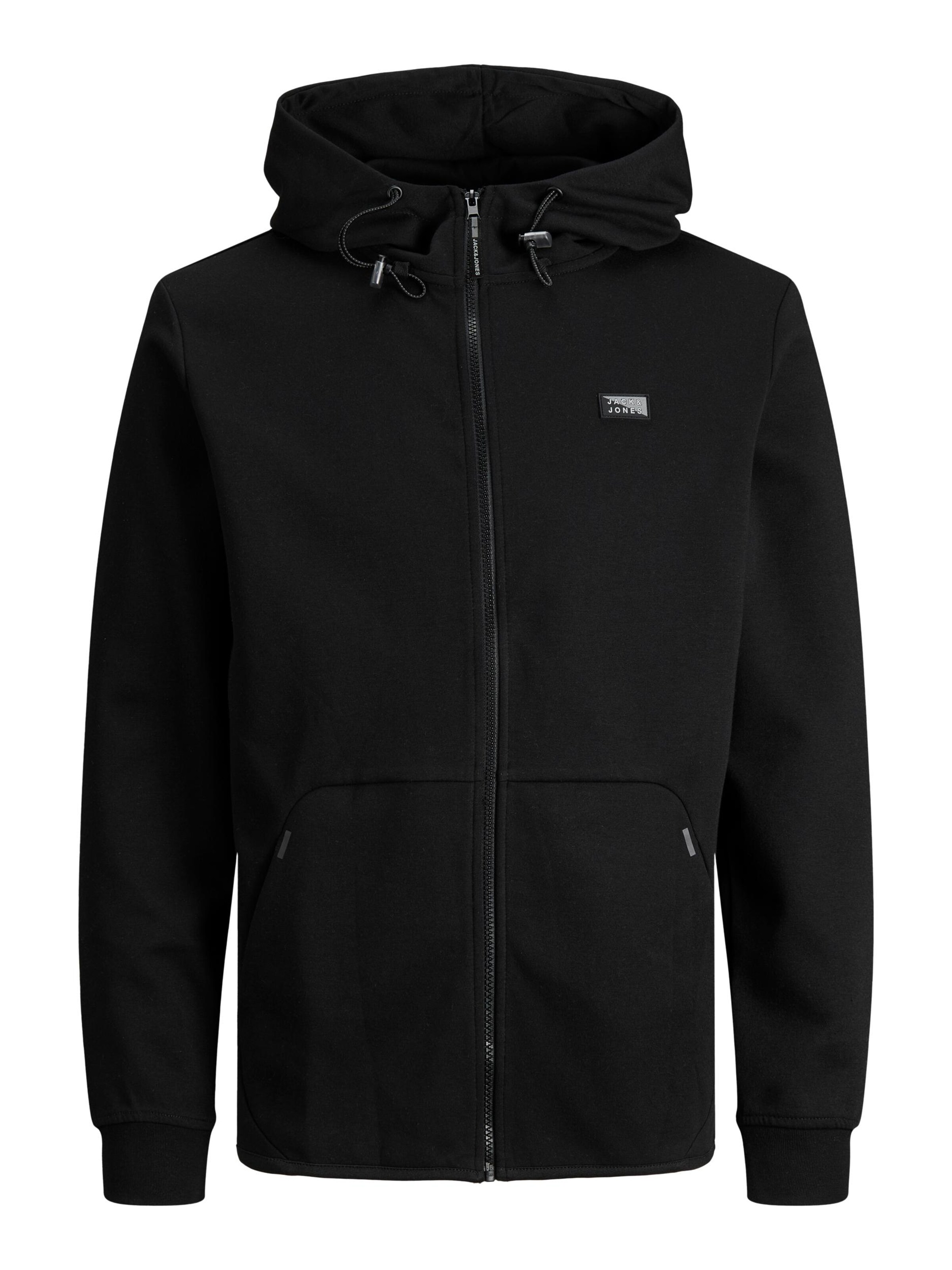 JACK & JONES Giacca di felpa Air in Nero 