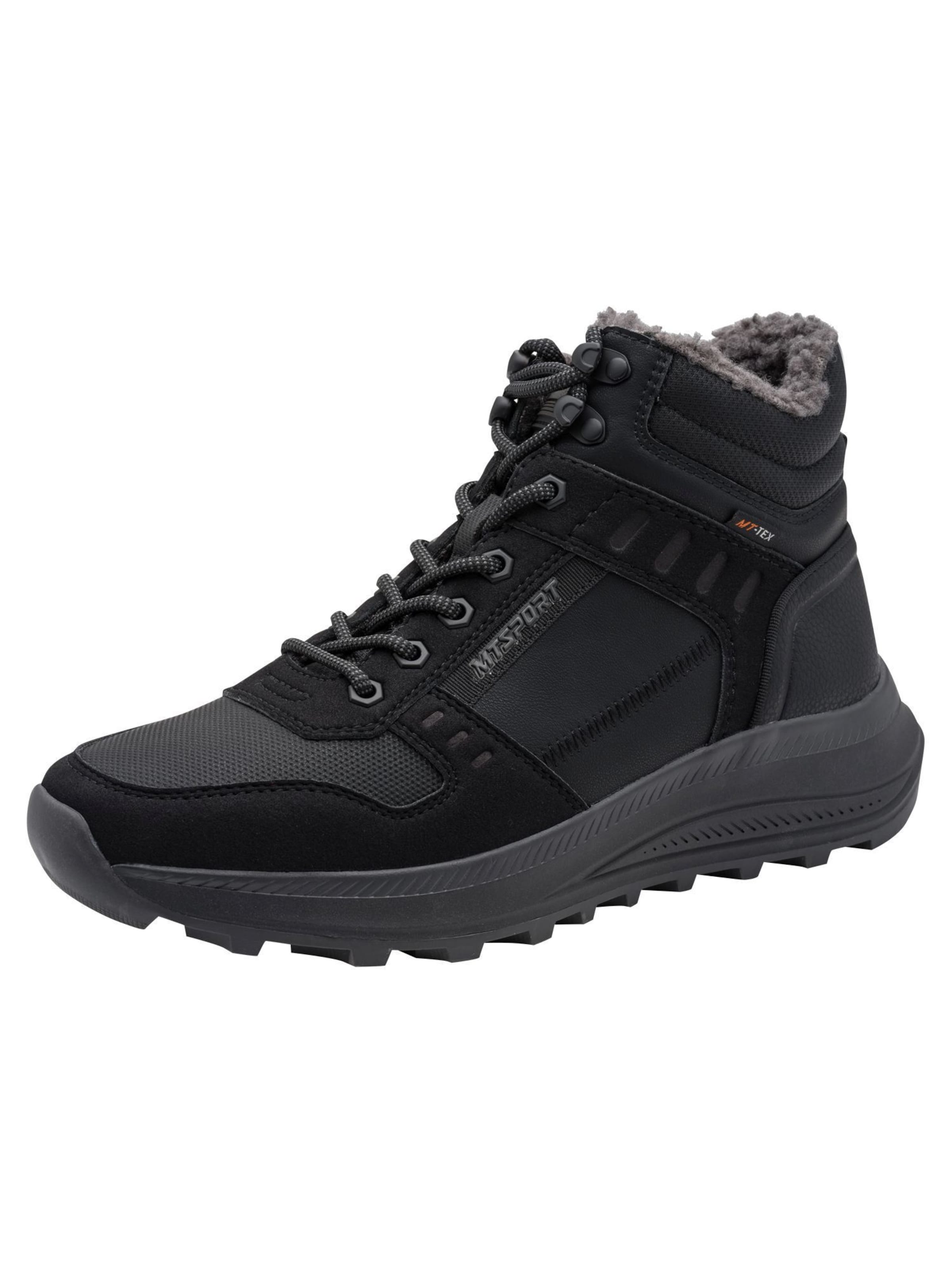 MARCO TOZZI Lace-Up Boots in Black: front