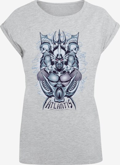 ABSOLUTE CULT T-shirt 'Aquaman - Ocean Master' en saphir / gris / noir / blanc, Vue avec produit