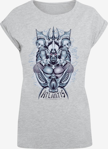 T-shirt 'Aquaman - Ocean Master' ABSOLUTE CULT en gris : devant