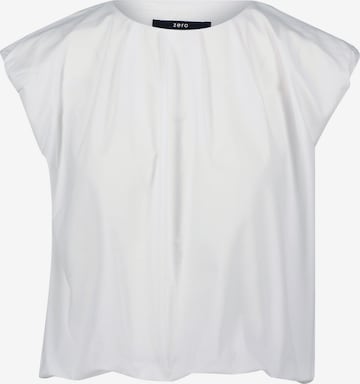 T-shirt zero en blanc : devant