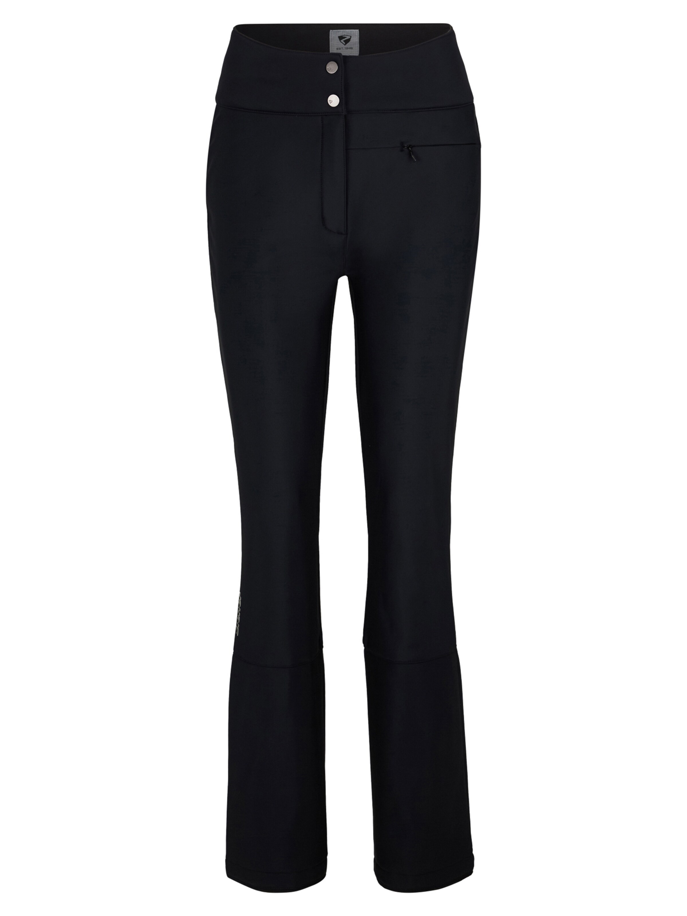 ZIENER Slimfit Sporthose 'Teyla' in Schwarz: Vorderseite