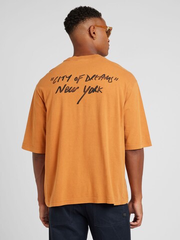 Only & Sons Shirt 'ONSRAY' in Oranje: voorkant