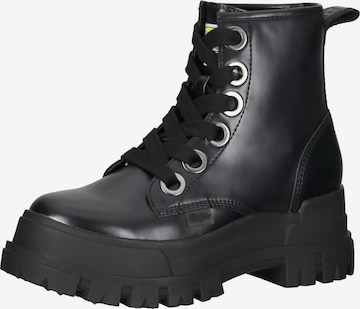 BUFFALO Lace-Up Ankle Boots 'ASPHA' in Black: front