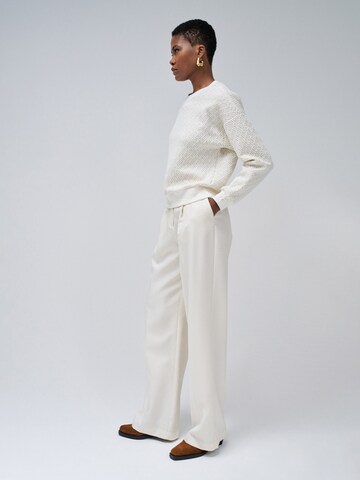 Pull-over ' Texturiertem' Salsa Jeans en blanc