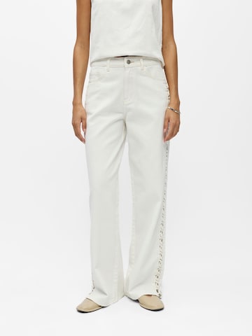 OBJECT - Pierna ancha Vaquero 'OBJRio Trice' en blanco: frente