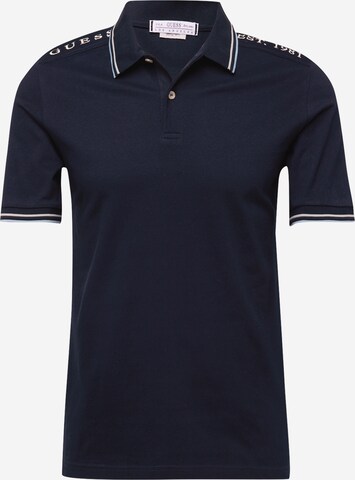 GUESS Shirt 'LYLE' in Blauw: voorkant