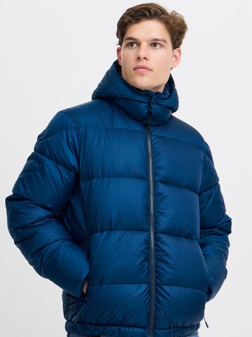 BLEND Winter Jacket in Blue: front