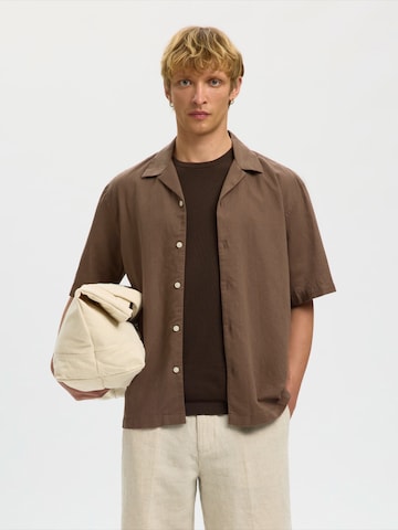 SELECTED Comfort fit Ing 'SLHClay' - barna: elől