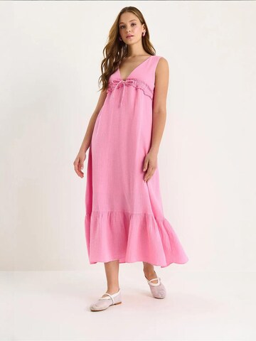 Bianco Lucci - Vestido de verão em rosa