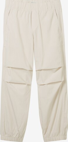 TOM TAILOR Tapered Broek in Beige: voorkant