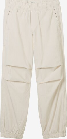TOM TAILOR Tapered Pants in Beige: front