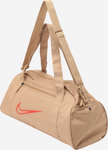 NIKE Sports Bag 'Gym Club 2.0' in Brown: front