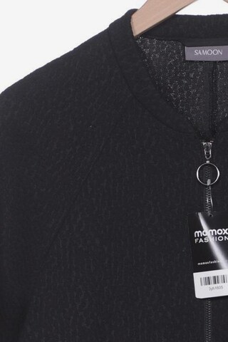 SAMOON Sweatshirt & Zip-Up Hoodie in XL in Black