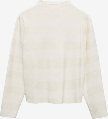 MANGO Pullover 'Chimney' in Beige: predná strana