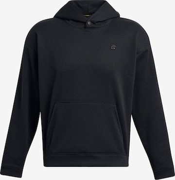 UNDER ARMOUR Sportsweatshirt in Schwarz: Vorderseite