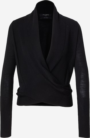 AllSaints Вязаная кофта 'WASSON' в Черный: спереди