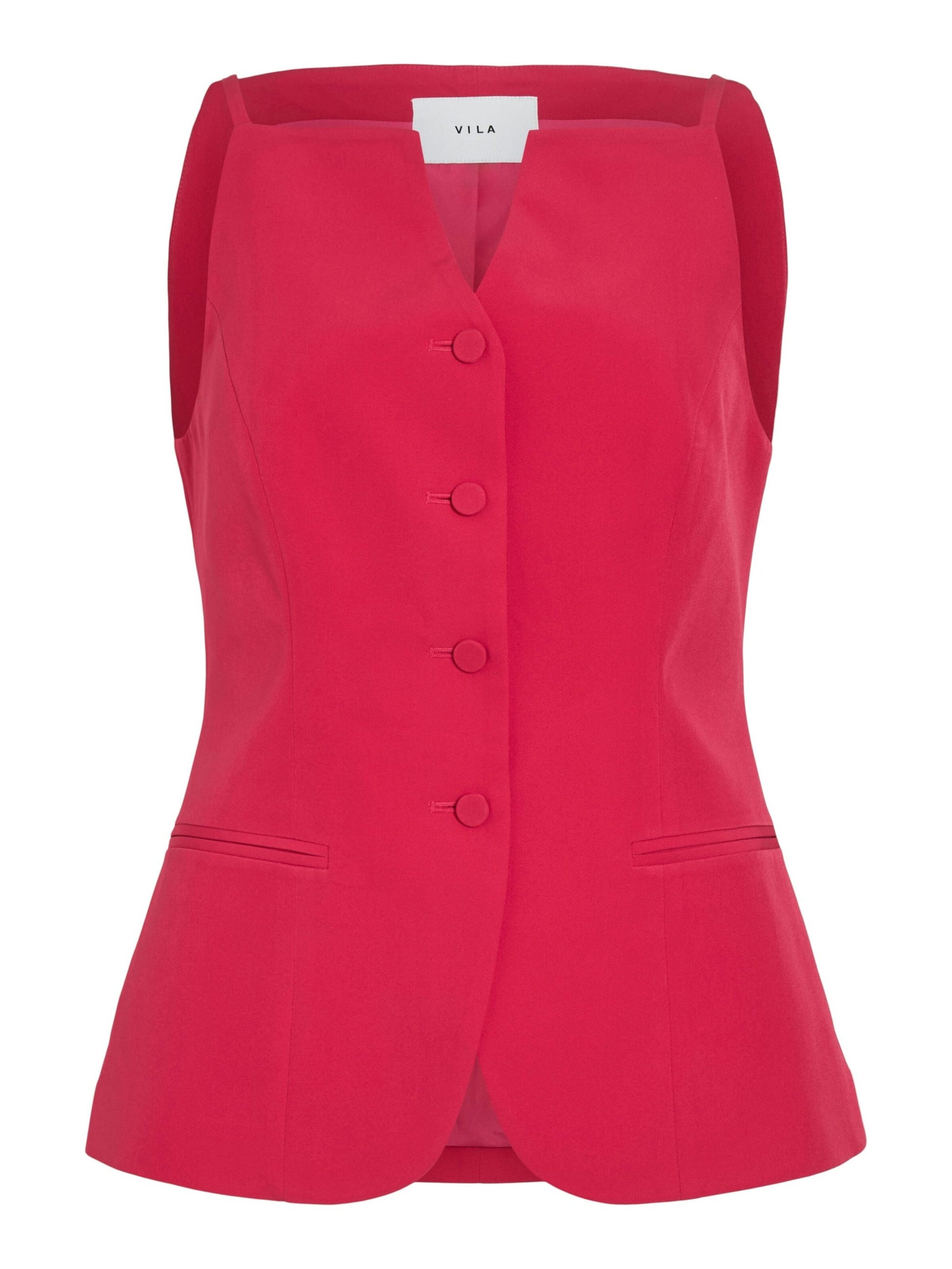 Gilet da completo '14115428' di VILA in rosa: frontale