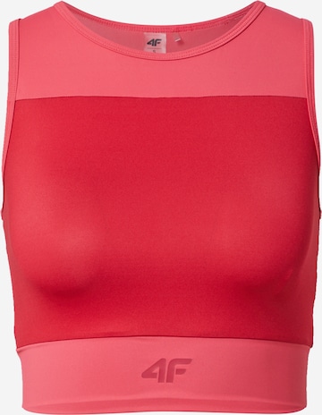 raudona 4F Sportiniai marškinėliai be rankovių: priekis