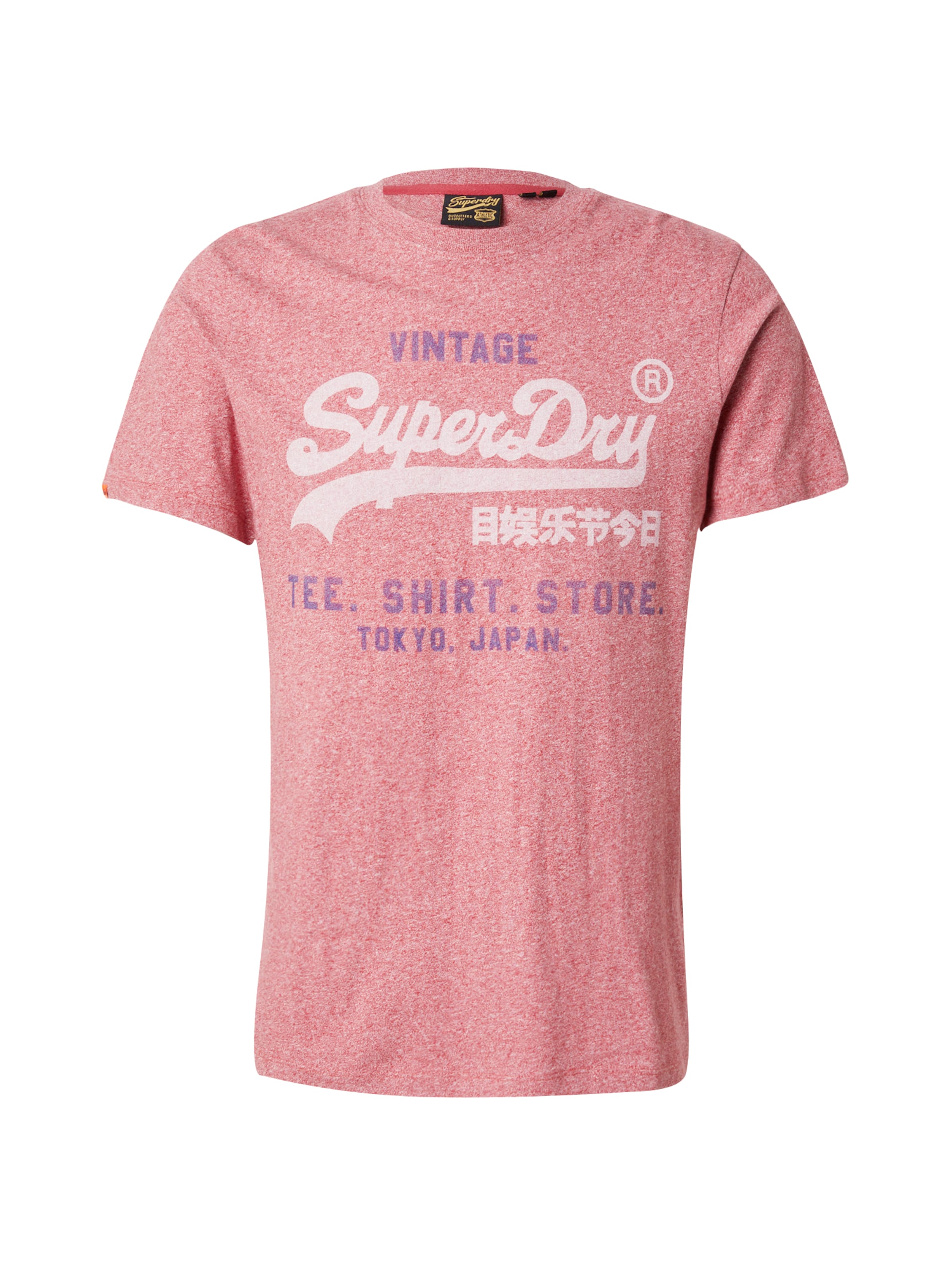 T-Shirt 'Classic' Superdry en rouge : devant