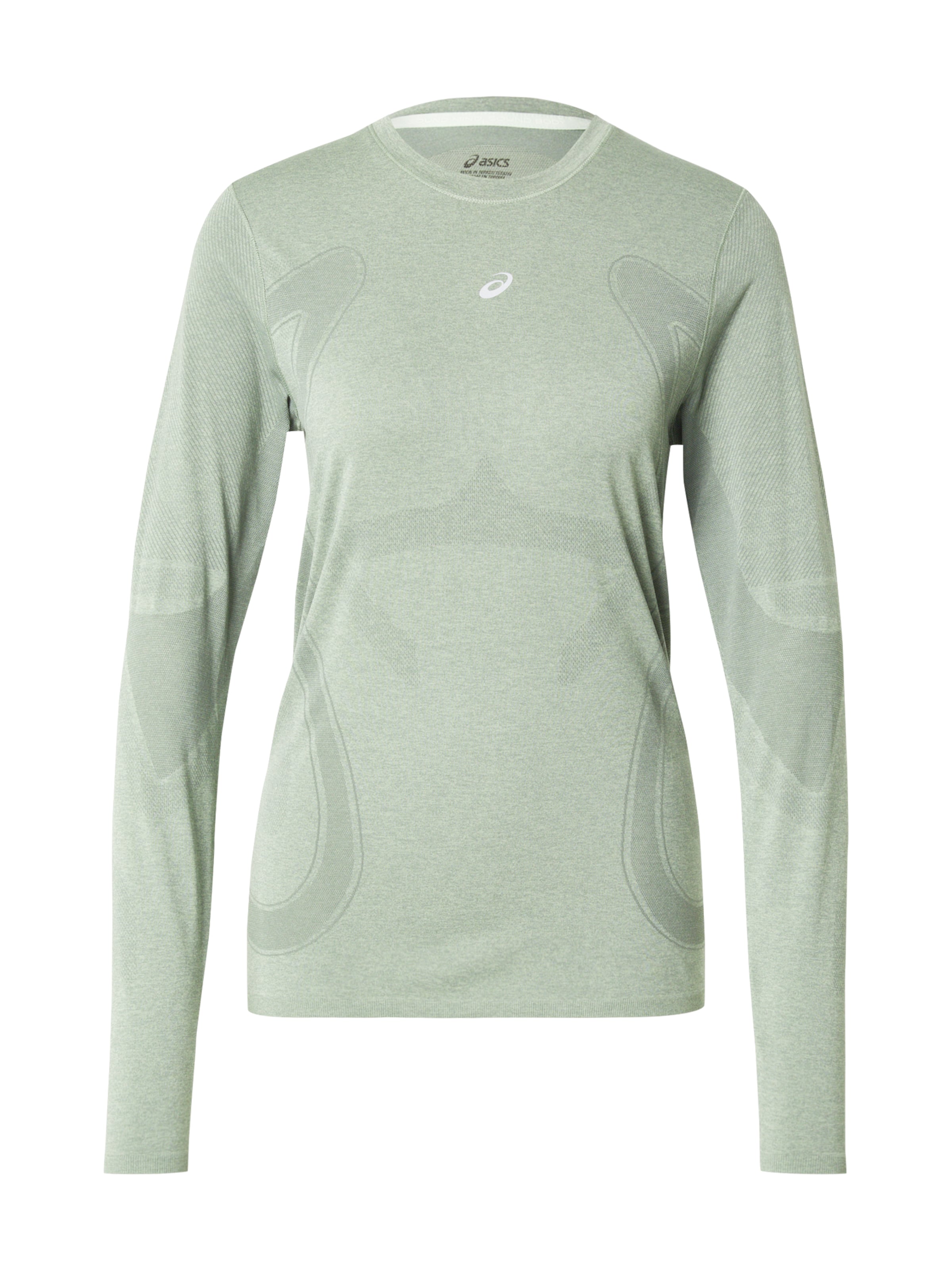 ASICS Funkční tričko 'ROAD' – zelená: přední strana