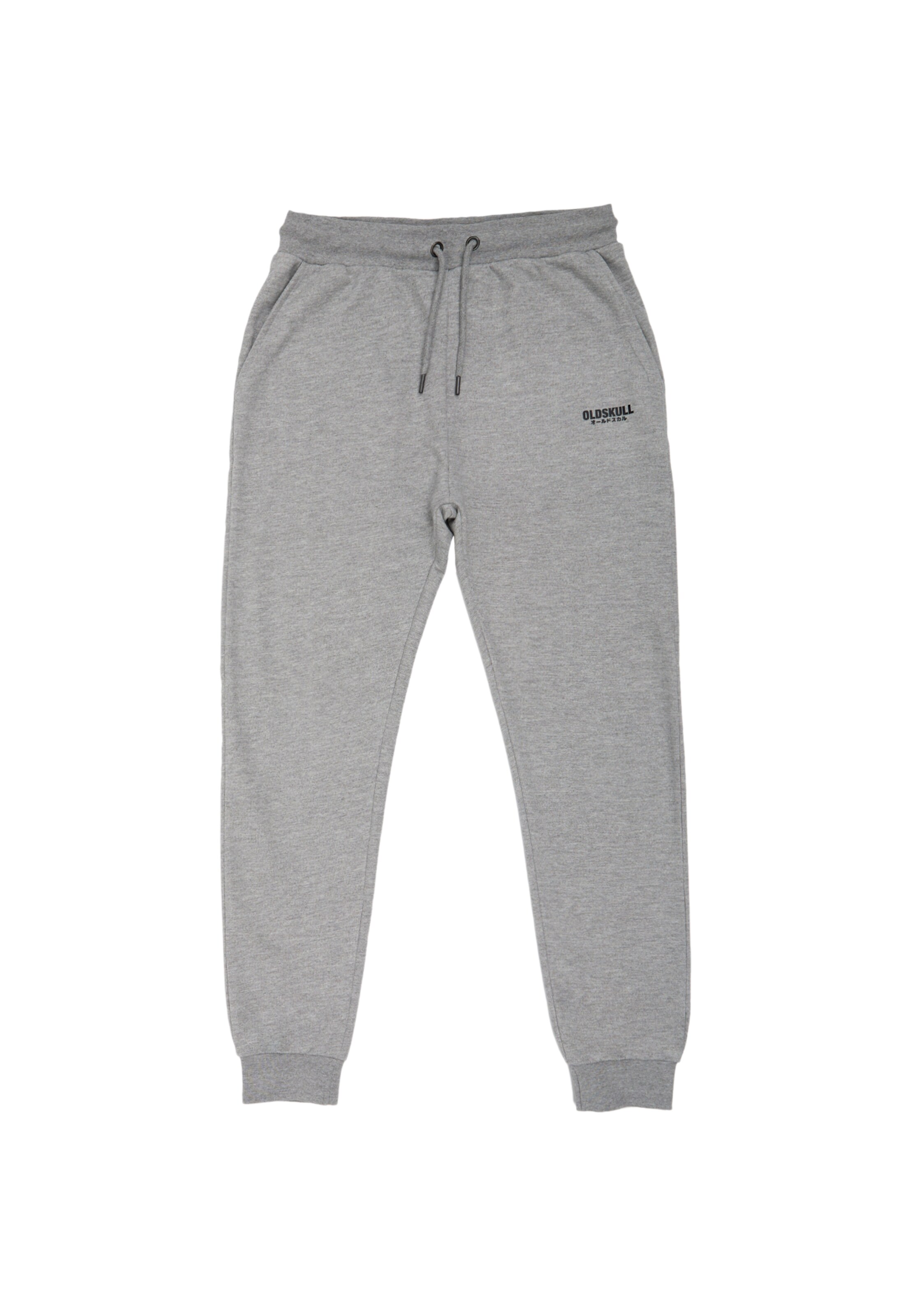 Oldskull Pants 'Basic Osk' in Grey: front