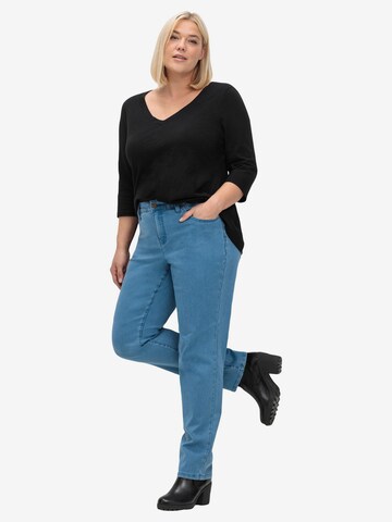 SHEEGO Regular Jeans in Blau