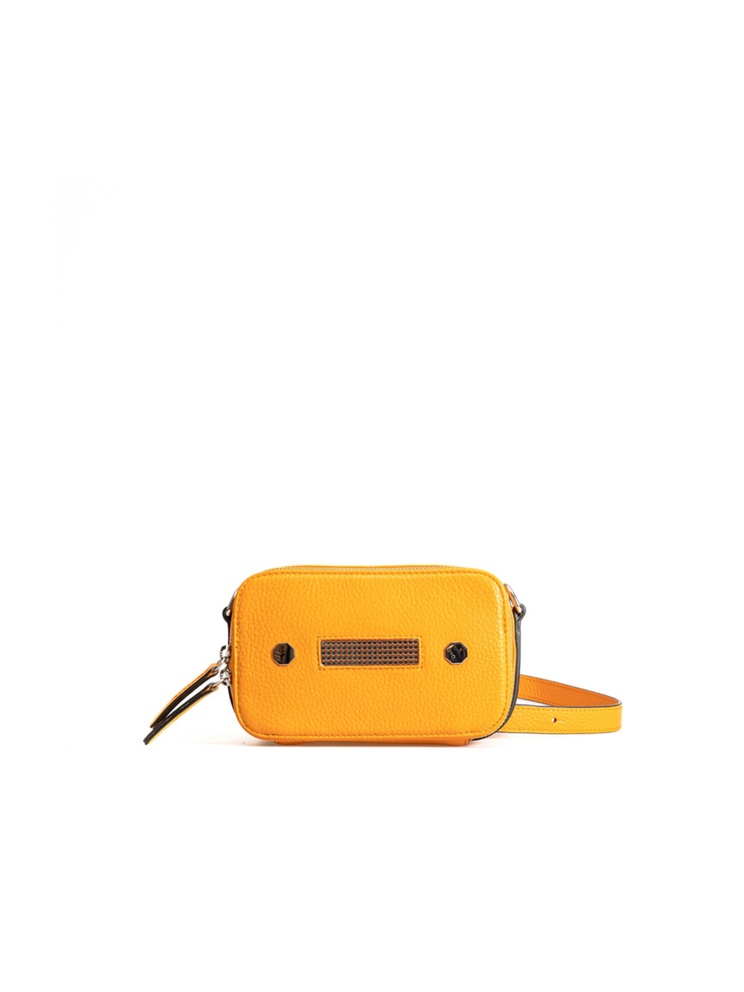 Clio Crossbody Bag 'NOTOS GRAINED' in Yellow: front