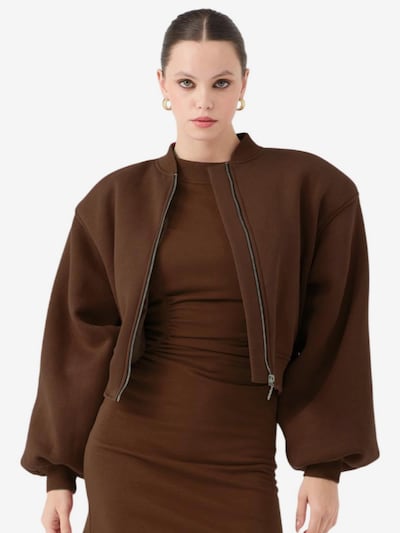 HOLLY LOLLY Jacke in L in braun, Produktansicht