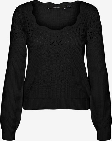 VERO MODA Sweater 'CELLA' in Black: front