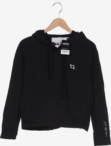 handstich Sweatshirt & Zip-Up Hoodie in XS in Black: front