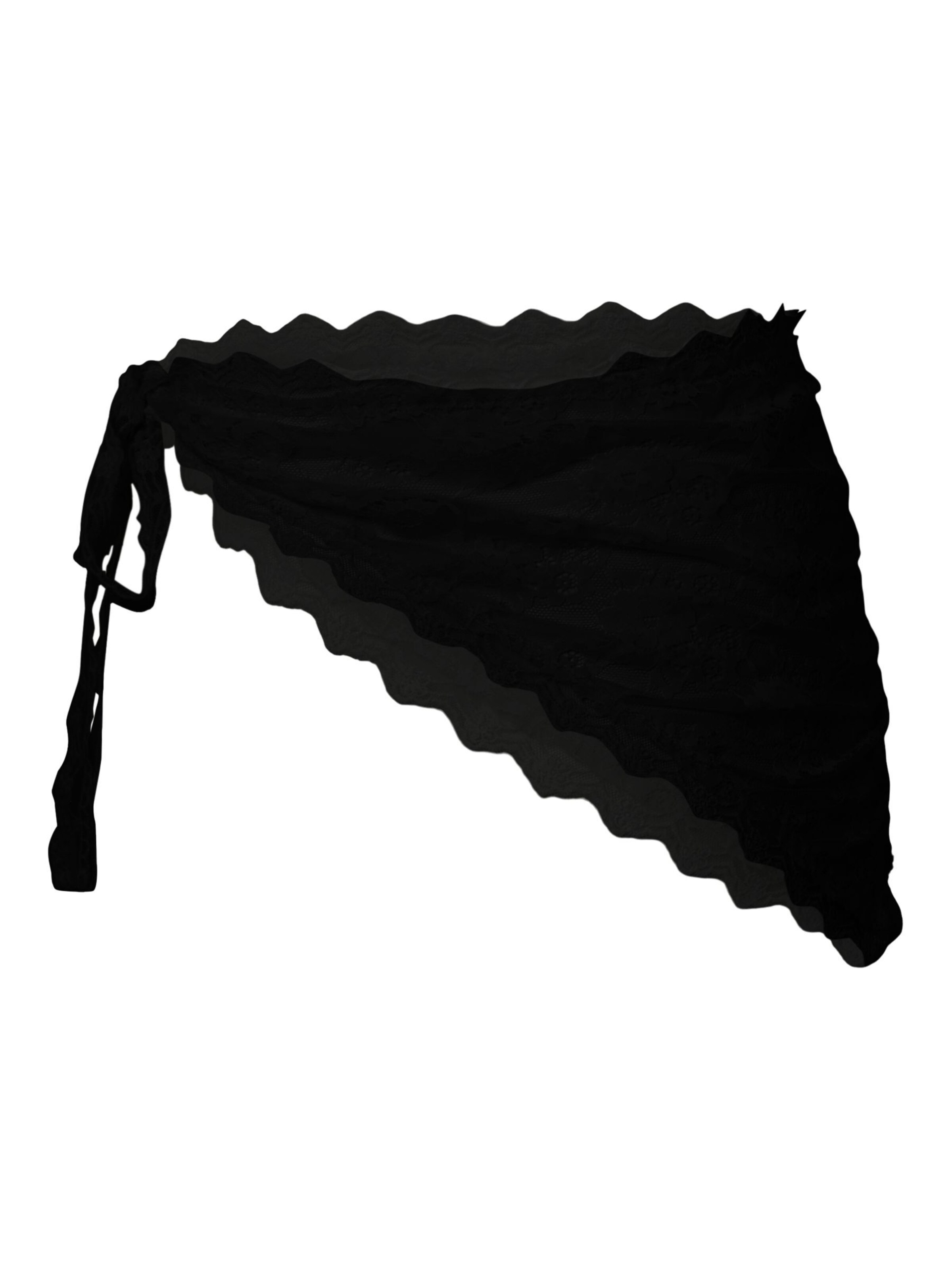 PIECES Strandhåndklæde 'PCNaina' i sort