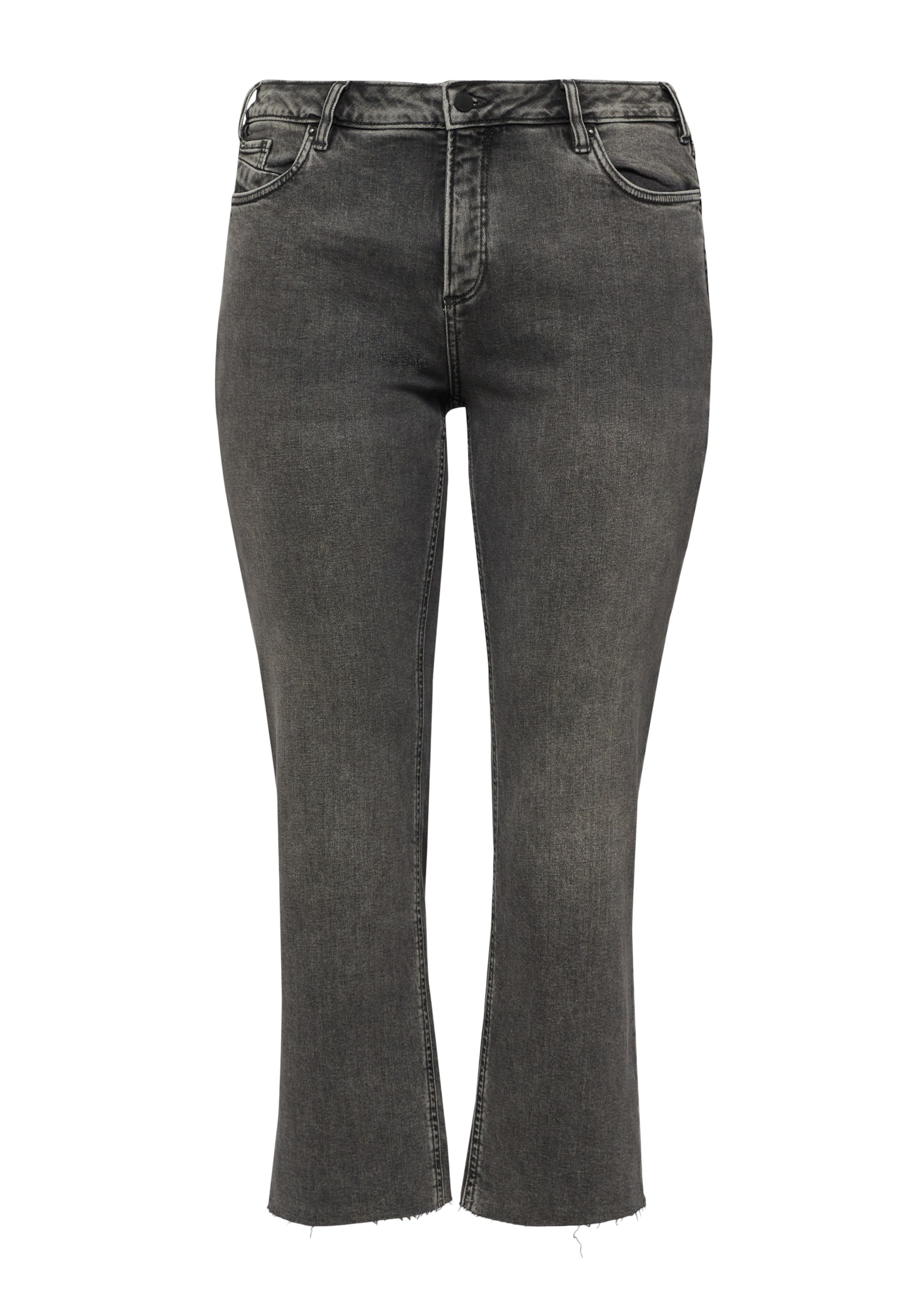 Regular Jean QS en gris : devant