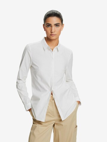 ESPRIT Blouse in Wit: voorkant