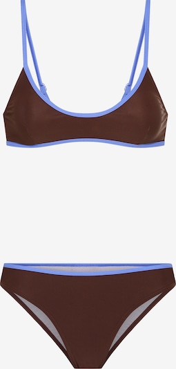 LSCN by LASCANA Bikini koossa XS/C/D värissä vaaleansininen / tummanruskea, Tuotenäkymä