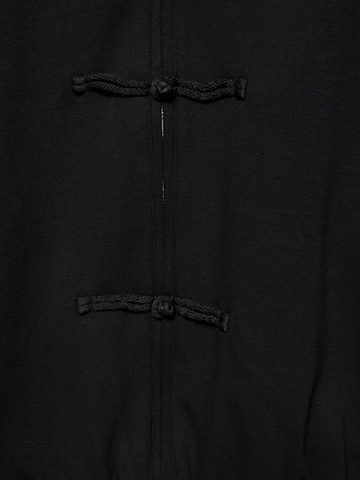 Pull&Bear Bluza rozpinana 'STWD' w kolorze czarny