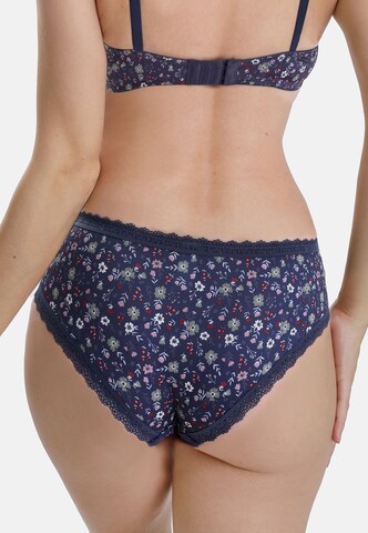 sassa Boyshorts 'PRINT ARRANGEMENT ' in Blue